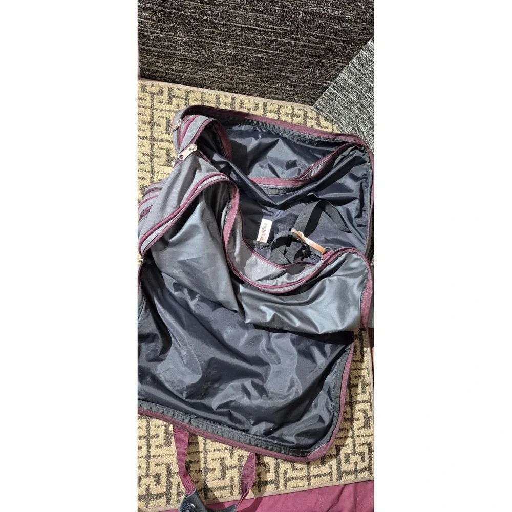 Florentine USA Made‎ Garment Bag Travel Duffel Multi Zip Vintage